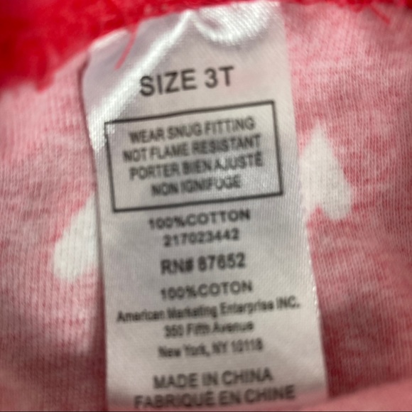 Disney Minnie Mouse Matching Set Pajama's and Additional Pajama Pants Size 3T - Picture 7 of 14